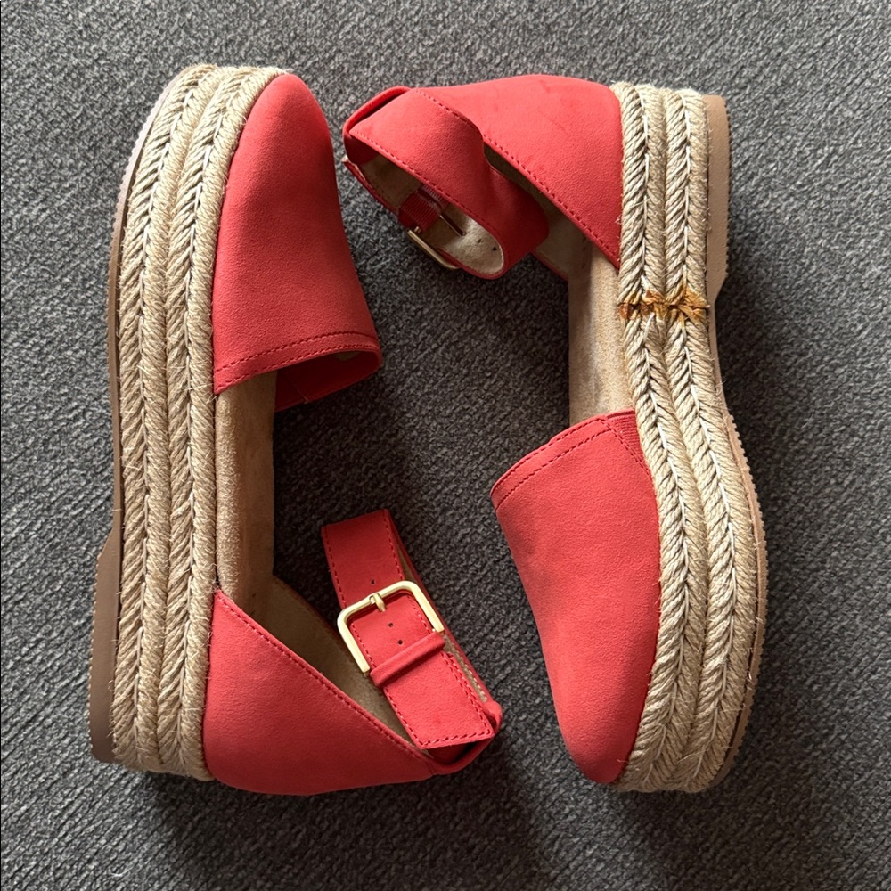 Naturalizer Waverly mango spice espadrilles